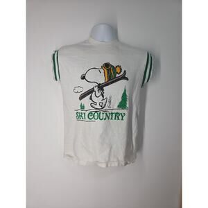 vintage snoopy ski country t shirt
